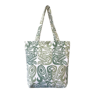 Wolf Canvas Tote Art by Maynard Johnny Jr.