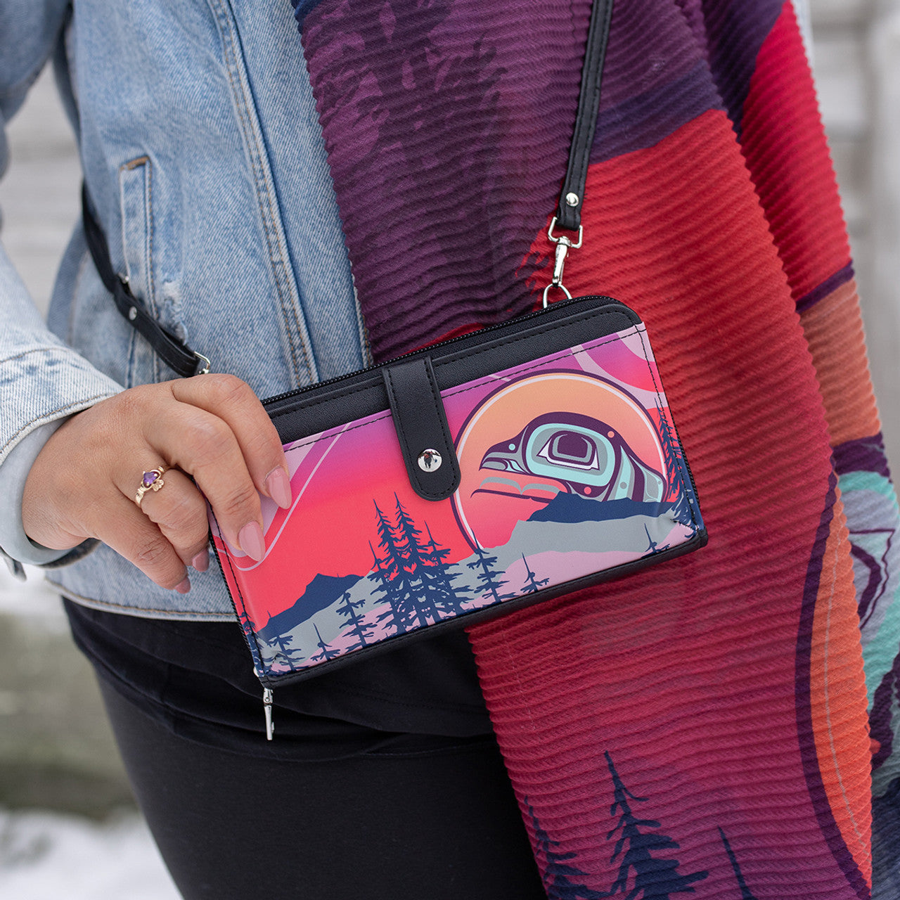 Raven Smartphone Crossbody Bag by Adam Lewis
