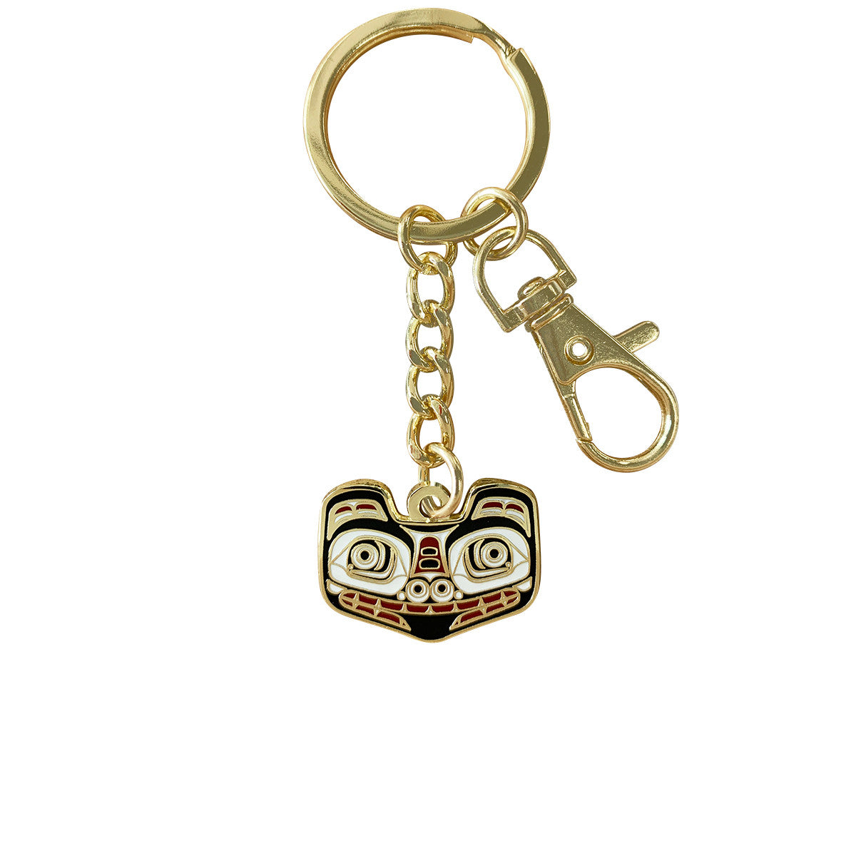 Matriarch Bear Enamel Art Keychain - Morgan Asoyuf