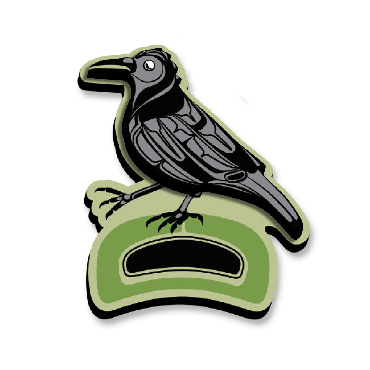 Crow - Walk in the Park Art Magnet - Paul Windsor