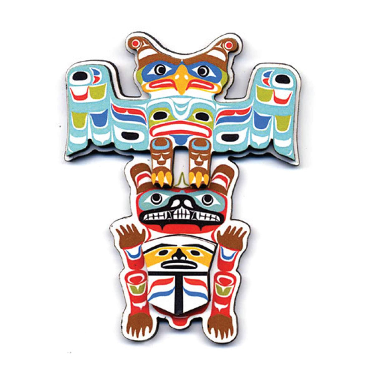 Totem Pole Art Magnet - Ryan Cranmer