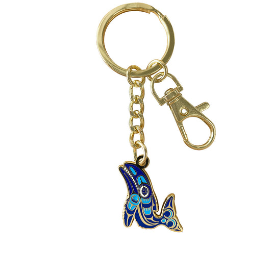 Whale Enamel Art Keychain - Ryan Cranmer