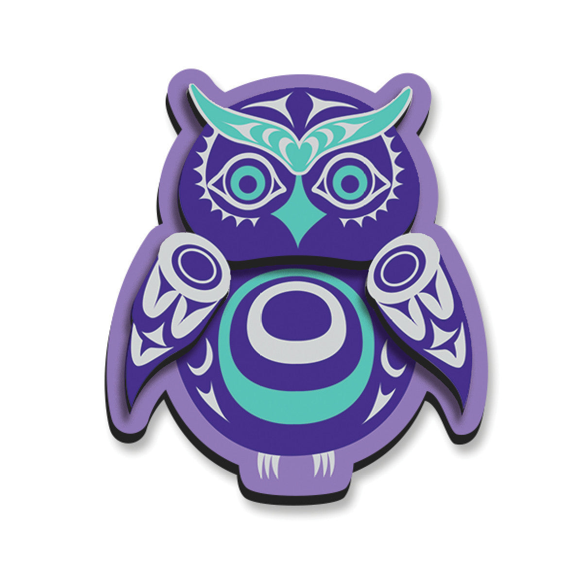 Owl Art Magnet - Simone Diamond