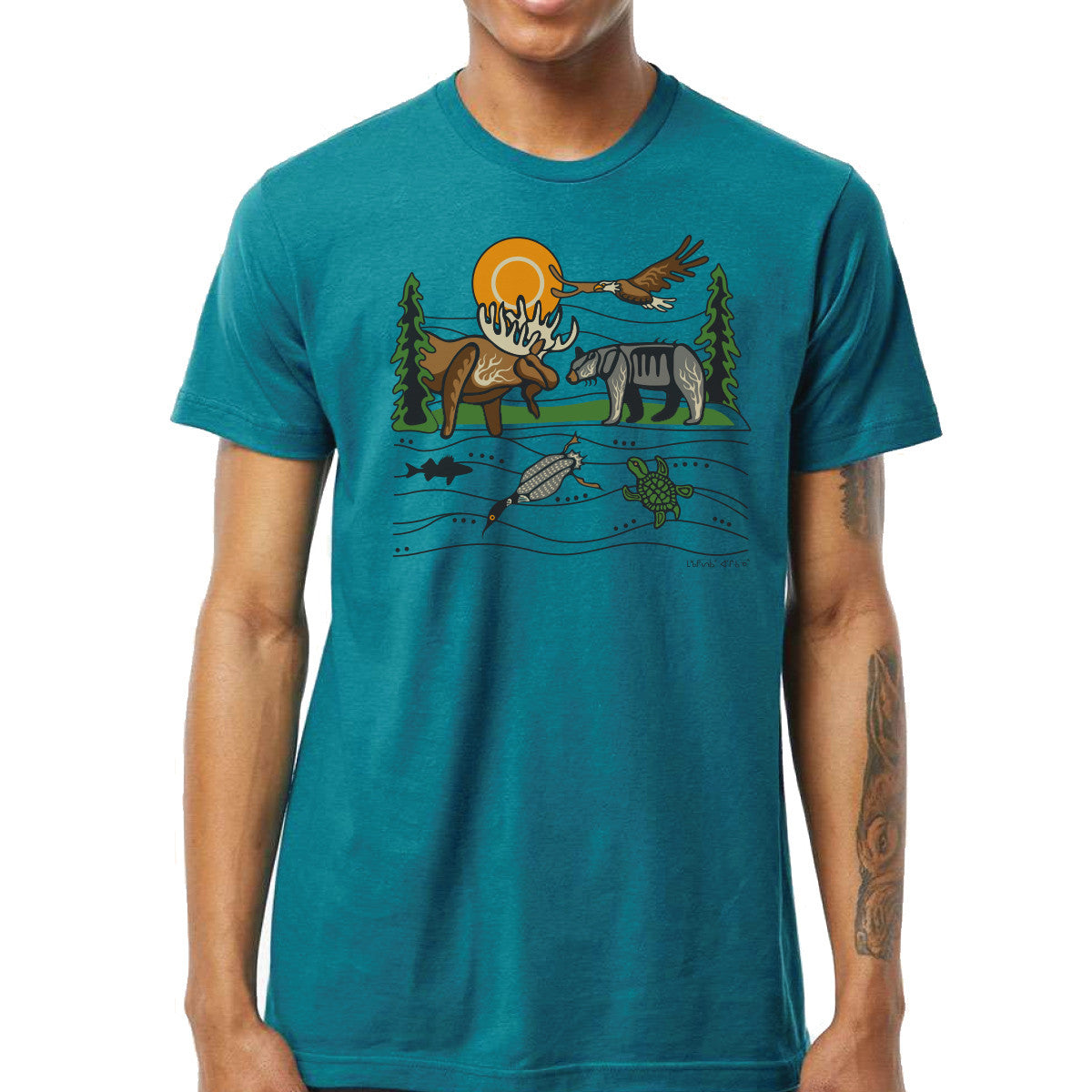 "All My Relatives" Art T-Shirt by Storm Angeconeb