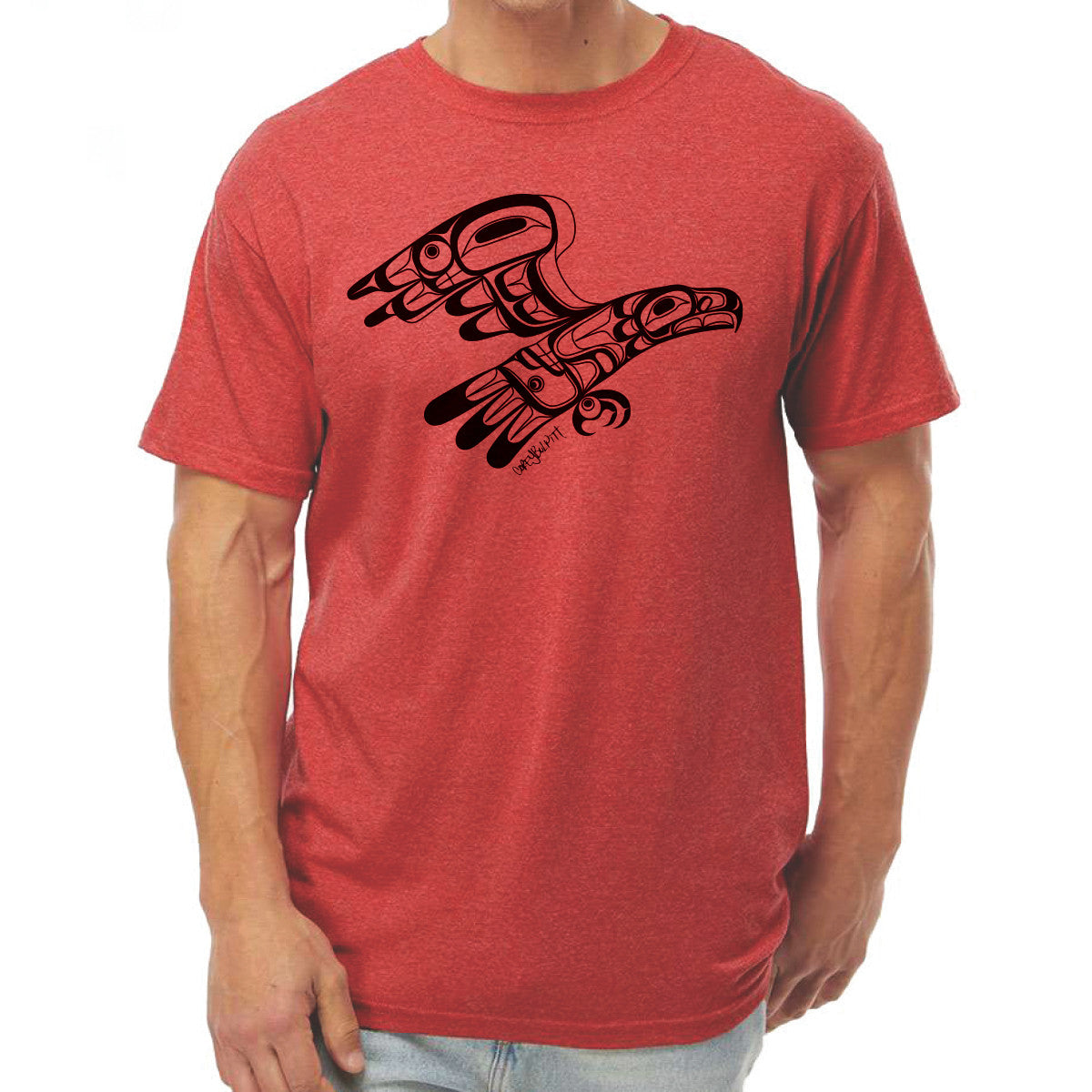 Eagle Crewneck T-Shirt by Corey Bulpitt