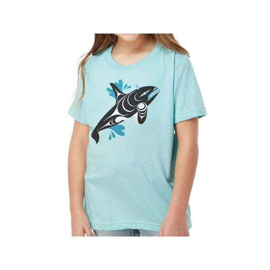 Whale Youth Cotton T-shirt - Francis Horne Sr.