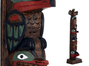 Totem Pole Eagle-Whale-Raven-Bear