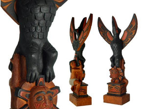 Totem Pole - Raven Stealing Sun 19"