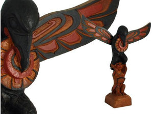 Totem Pole - Raven Stealing Sun 12-1/2"