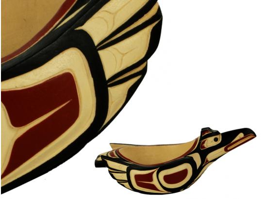 Potlatch Bowl - Raven 12"