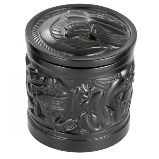 Desk Box-Small Round Black