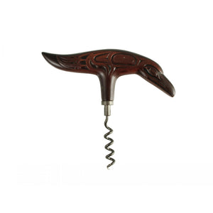 First Nations Art Corkscrew - Raven