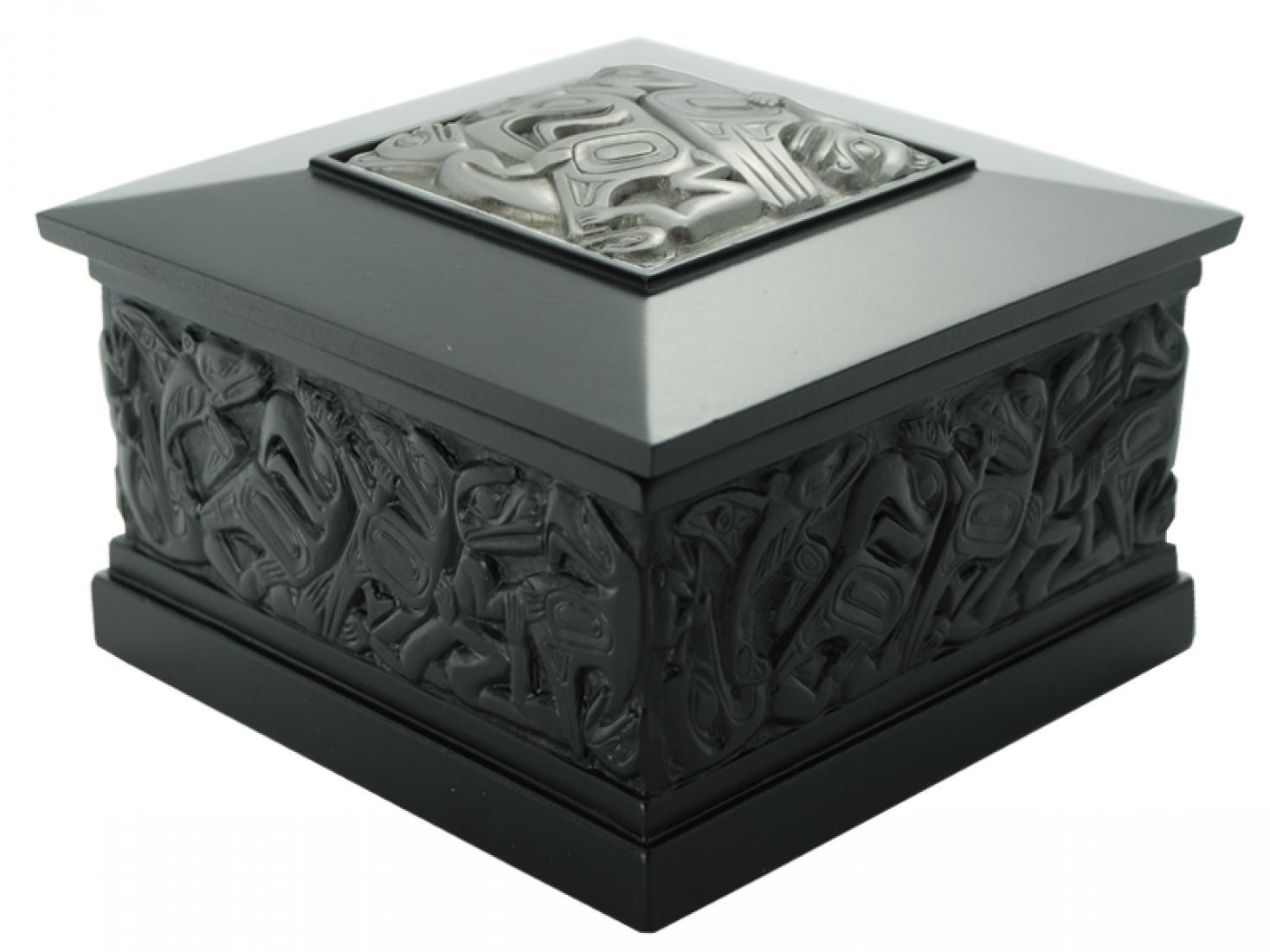 Native Box-with Pewter, Square