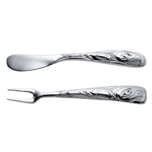 Eagle Pate/Fork Set in Gift Box