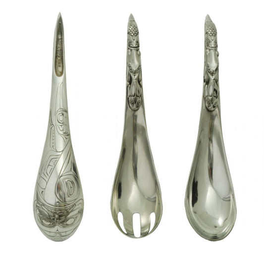 Raven Horn Serving Set