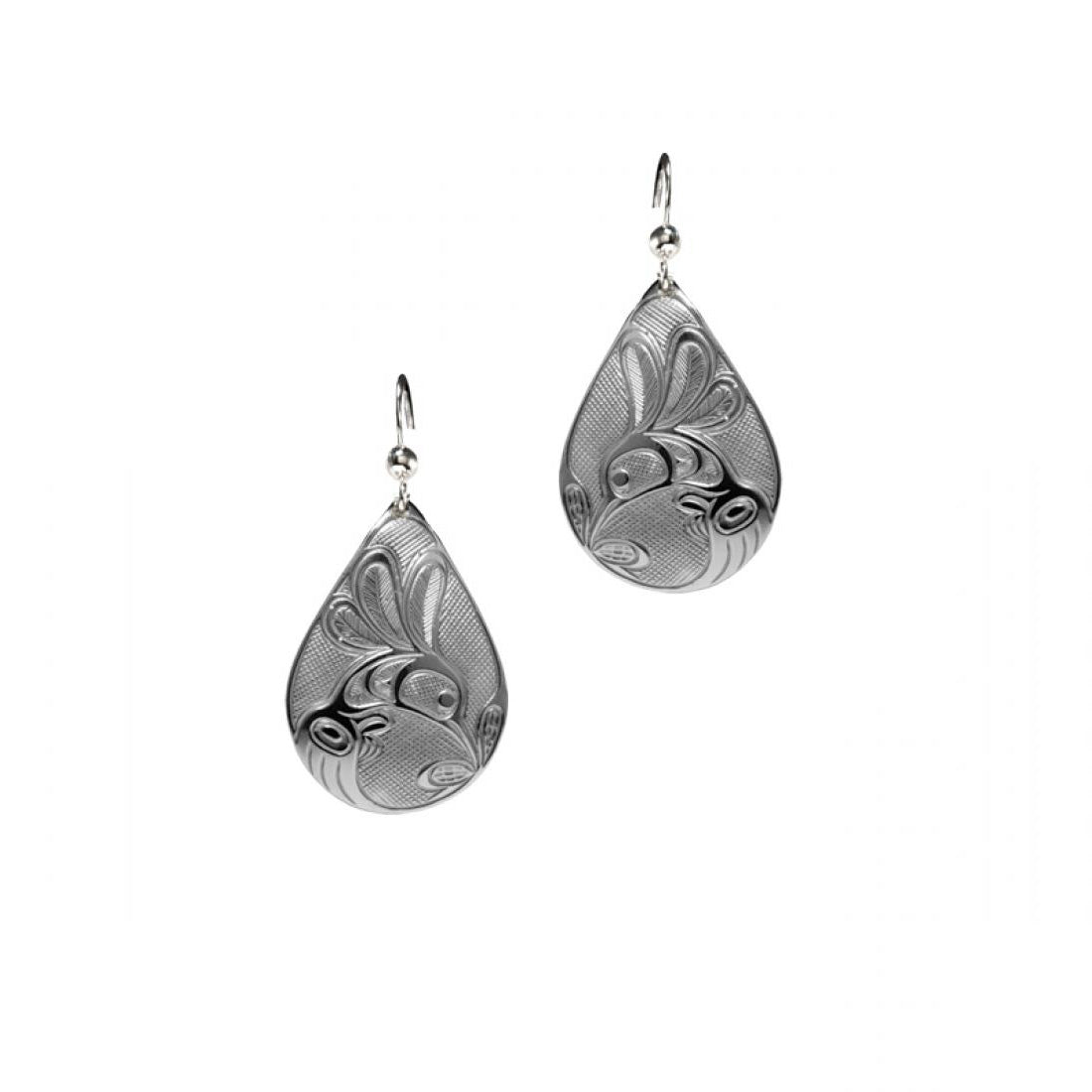Teardrop Earrings "Hummingbird "