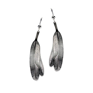 Earrings "Eagle Feather"