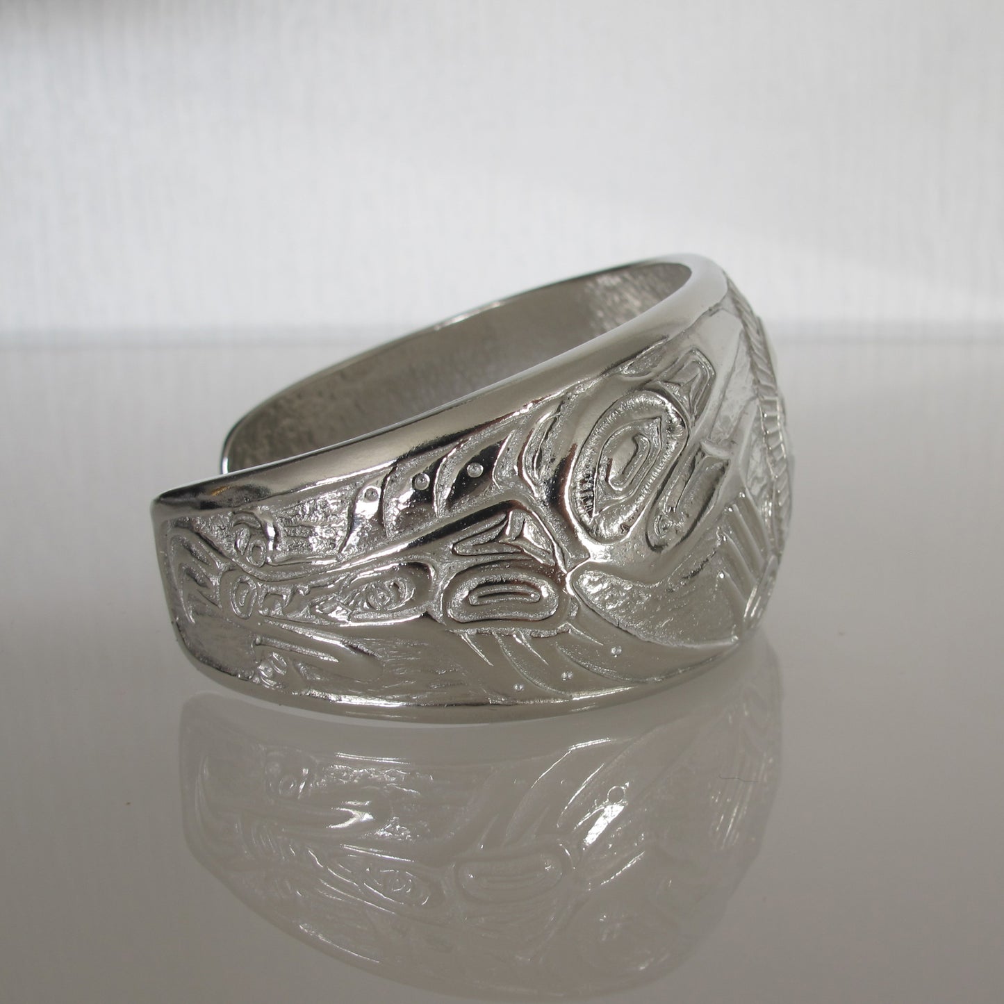 Raven and Sun Silver Bracelet by Bill Helin
