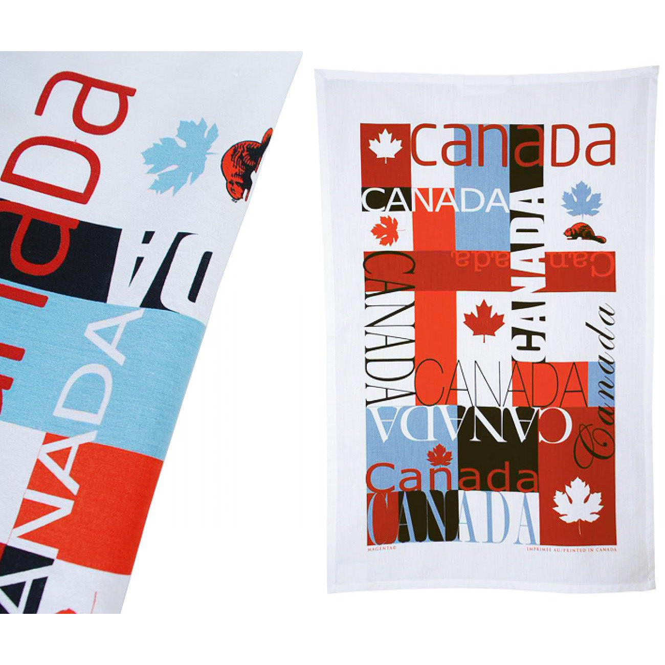 Canada Mosaic Tea Towel