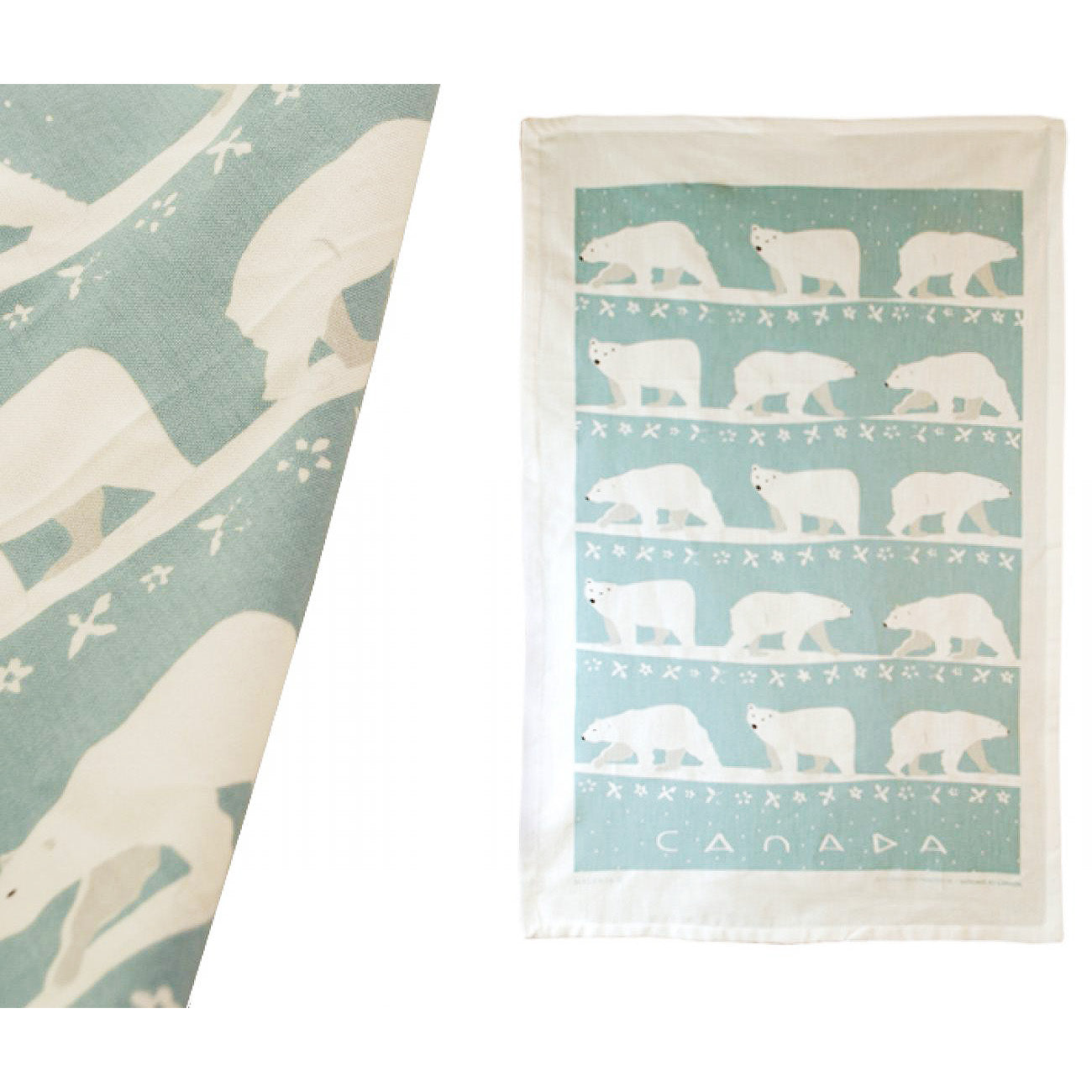 Polar Bear Cotton Tea Towel