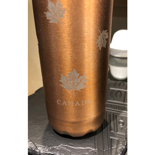 Maple Leaf Gold Ice Insulated Water Bottle