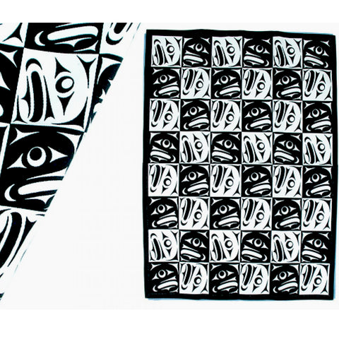 Klatle-Bhi Salmon Tea Towel
