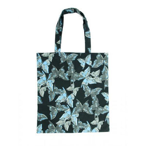 Butterfly Cotton Shopping Tote by Karen Francis