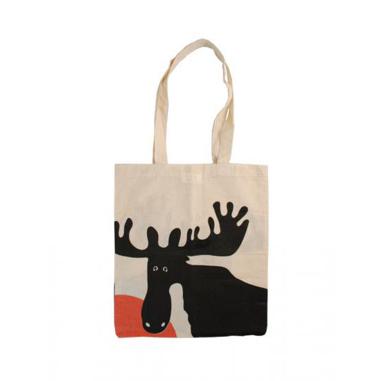 Moose Cotton Shopping Bag