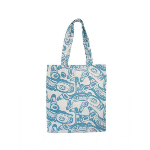 Whale Cotton Shopping Bag by Kelly Robinson