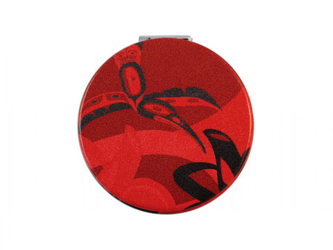 Andrew Williams Hummingbird Red Compact Mirror