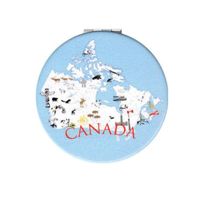 Canada Map Compact Mirror