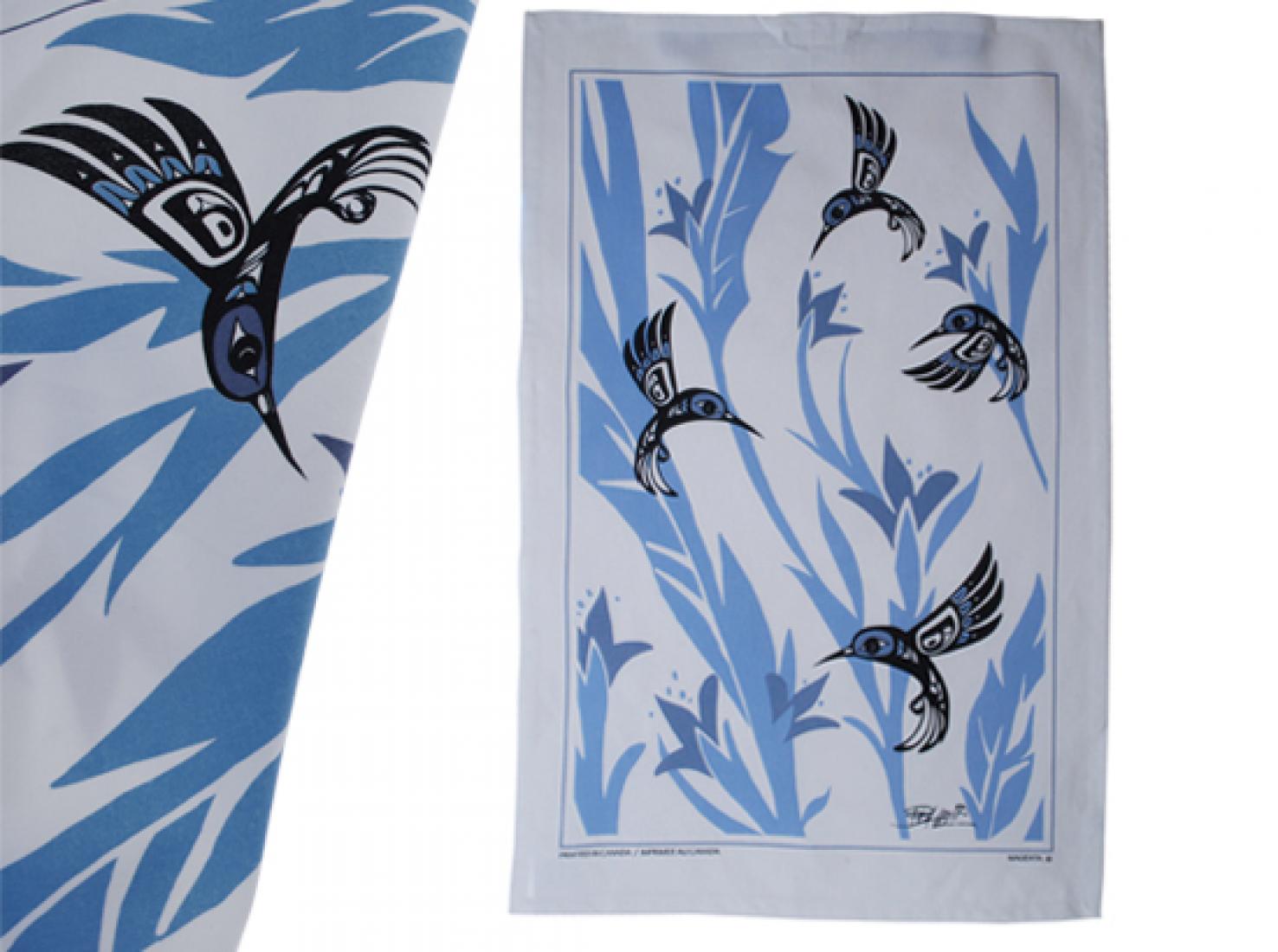 Hummingbird Tea Towel by Bill Helin