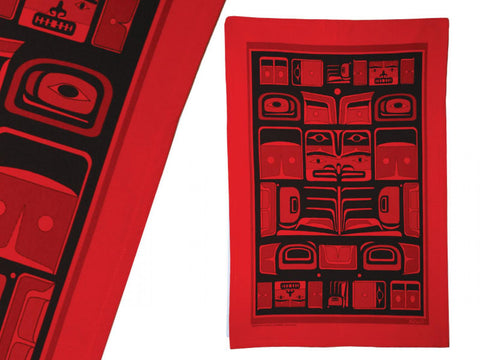 Chilkat Tea Towel by Bill Helin