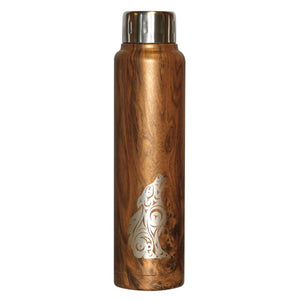 Insulated Stainless Steel Totem Bottle - Wolf by Darrell Thorne