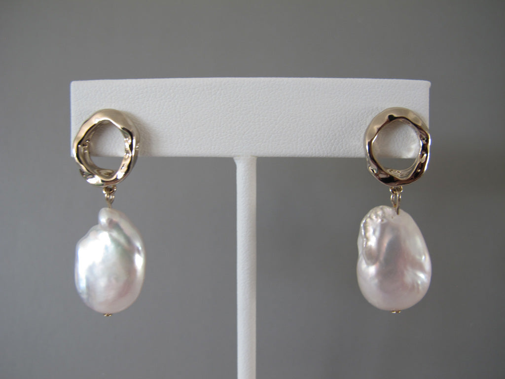 Timeless  Baroque Pearl Earrings