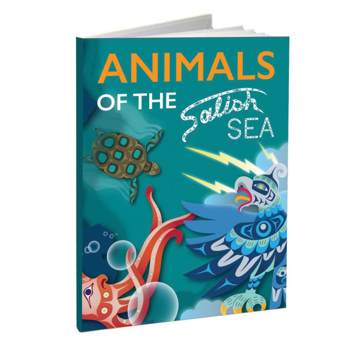 Animals of the Salish Sea Hard Cover Book