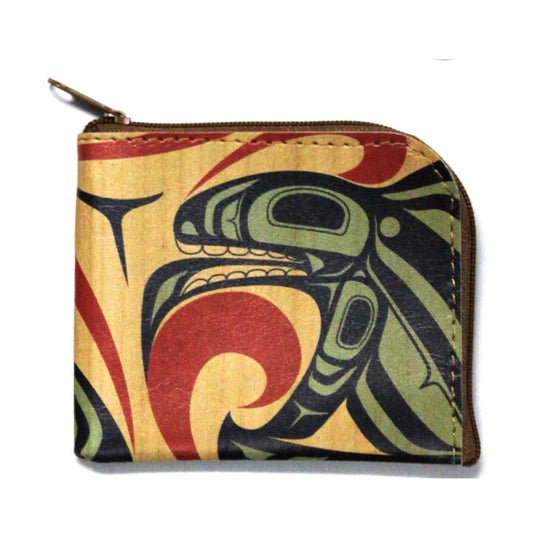 Killer Whale Coin Purse by Trevor Angus