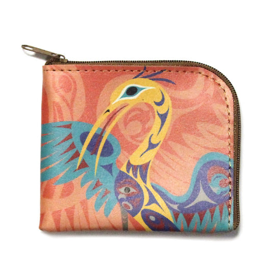 Heron Coin Purse by Doug LaFortune