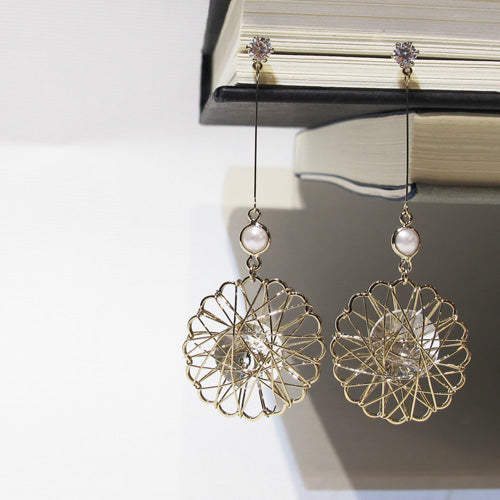 Crystal Wrap Drop Earring