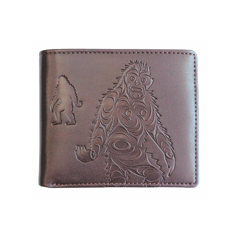 Embossed Wallet - Sasquatch by Francis Horne Sr.