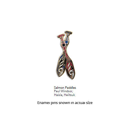 Enamel Pin - Salmon Padnadles