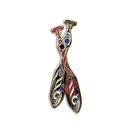 Enamel Pin - Salmon Padnadles