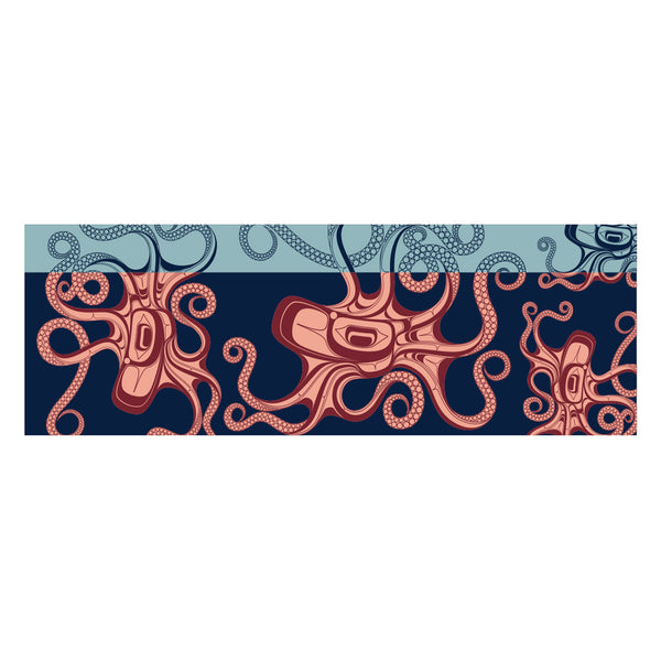Eco Scarf - Octopus by Ernest Swanson, Haida