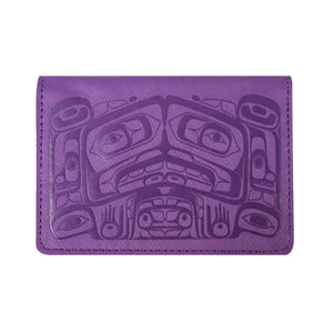 Raven Box Card Wallet by Allan Weir (purple)