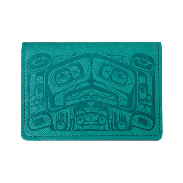Raven Box Card Wallet by Allan Weir (Turquoise)