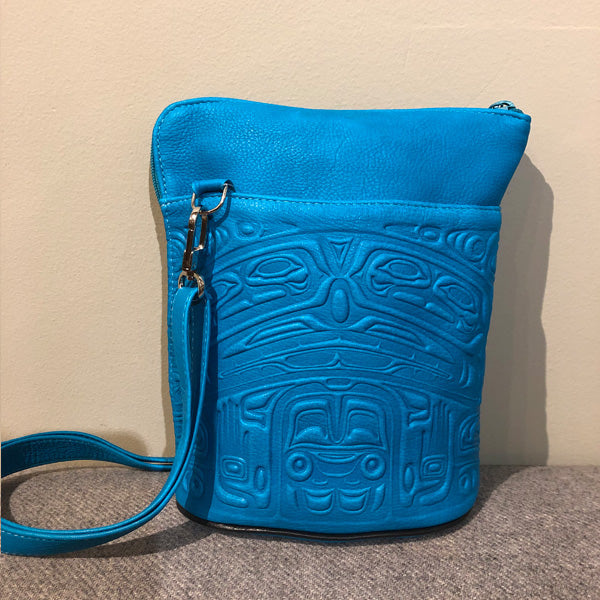 Turquoise Blue 100% Leather Crossbody Bag Women Shoulder Purse Gift Idea  Mini Handbag - Etsy