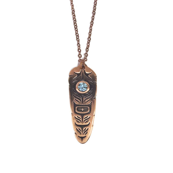 Sacred Feather Necklaces by Simone Diamond (6 colors)