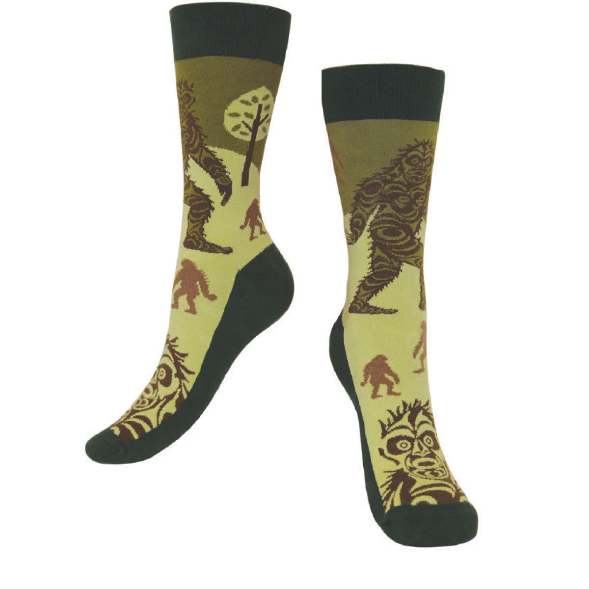 Sasquatch Art Socks by Francis Horne Sr.