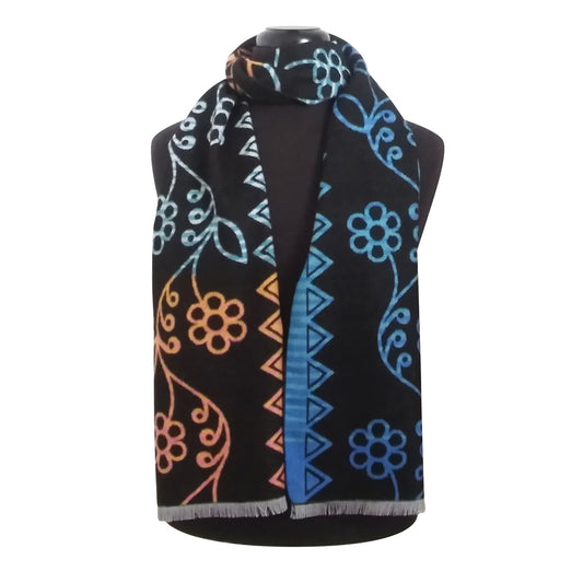 Brushed Silk Scarf - Mother Earth by Sharifah Marsden