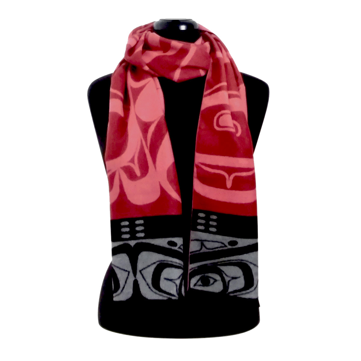 Brushed Silk Scarf - Raven Box by Allan Weir